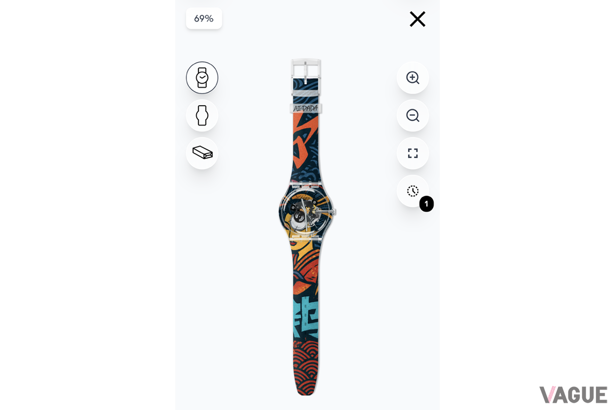 自分で実際にデザインを提案してできた世界に1本の腕時計