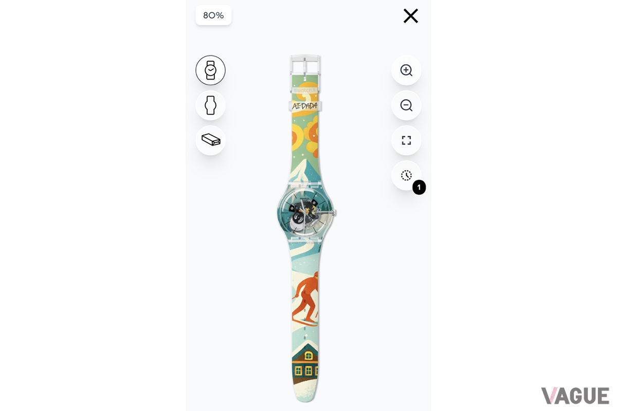 自分で実際にデザインを提案してできた世界に1本の腕時計