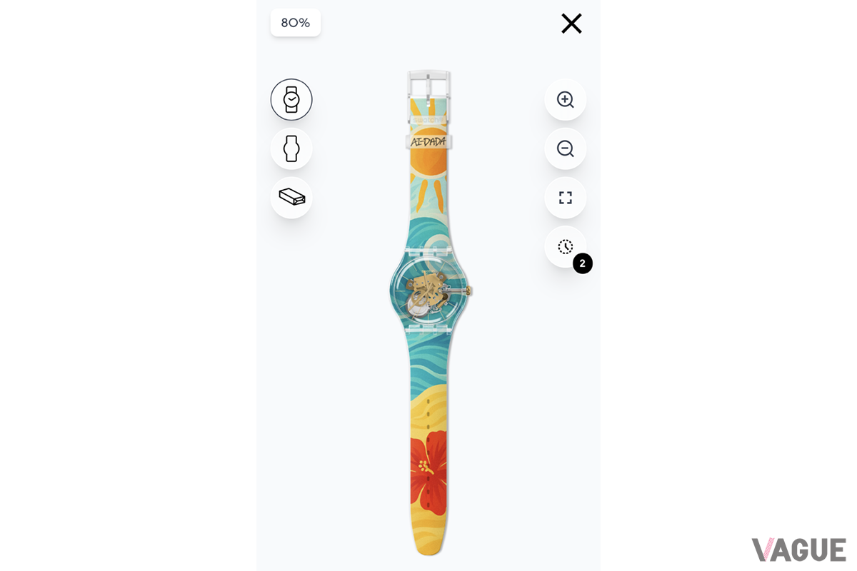 自分で実際にデザインを提案してできた世界に1本の腕時計