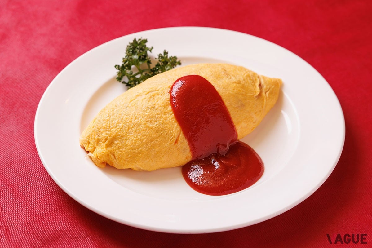オムライス　ランチのセット2420円、ディナー単品1870円