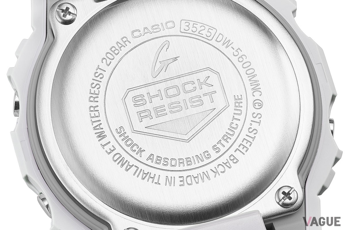 耐衝撃構造や20気圧防水と、G-SHOCKならではのタフネスを搭載。