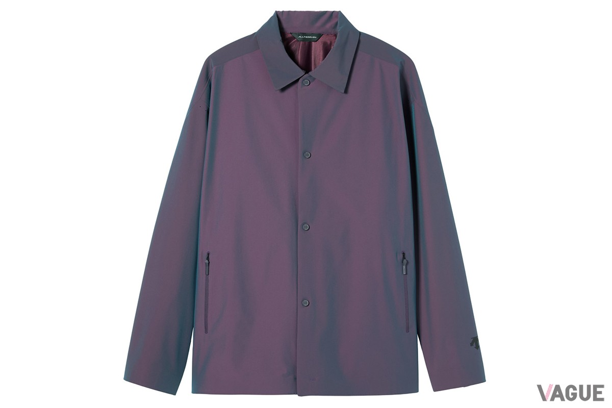 STRETCH L／S SHIRT JACKET（ラスターパープル）：4万4000円