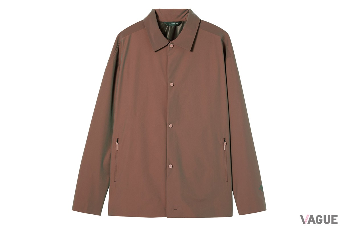 STRETCH L／S SHIRT JACKET（ラスターブラウン）：4万4000円