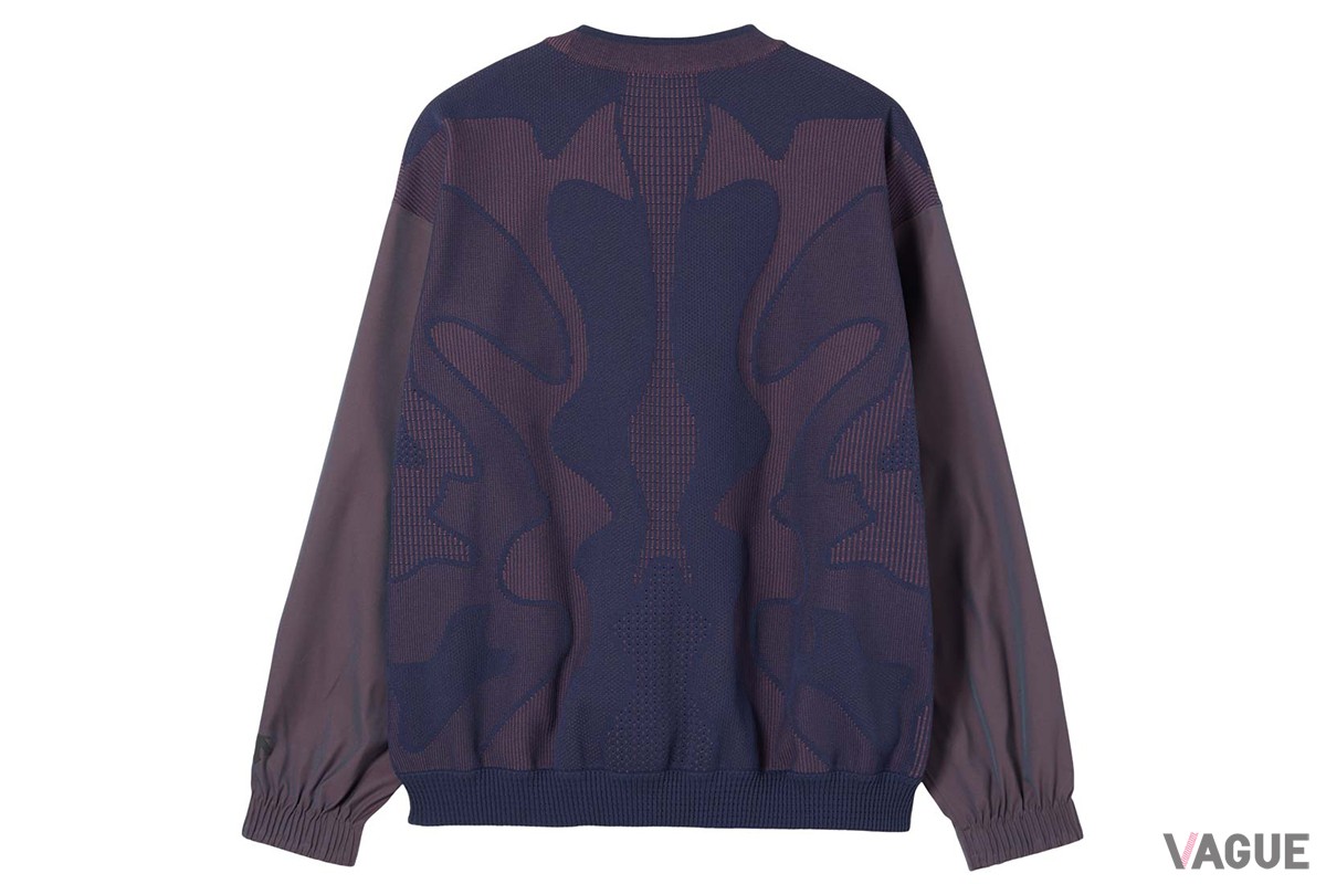 FUSIONKNIT HYBRID CREWNECK（ラスターパープル）：4万4000円