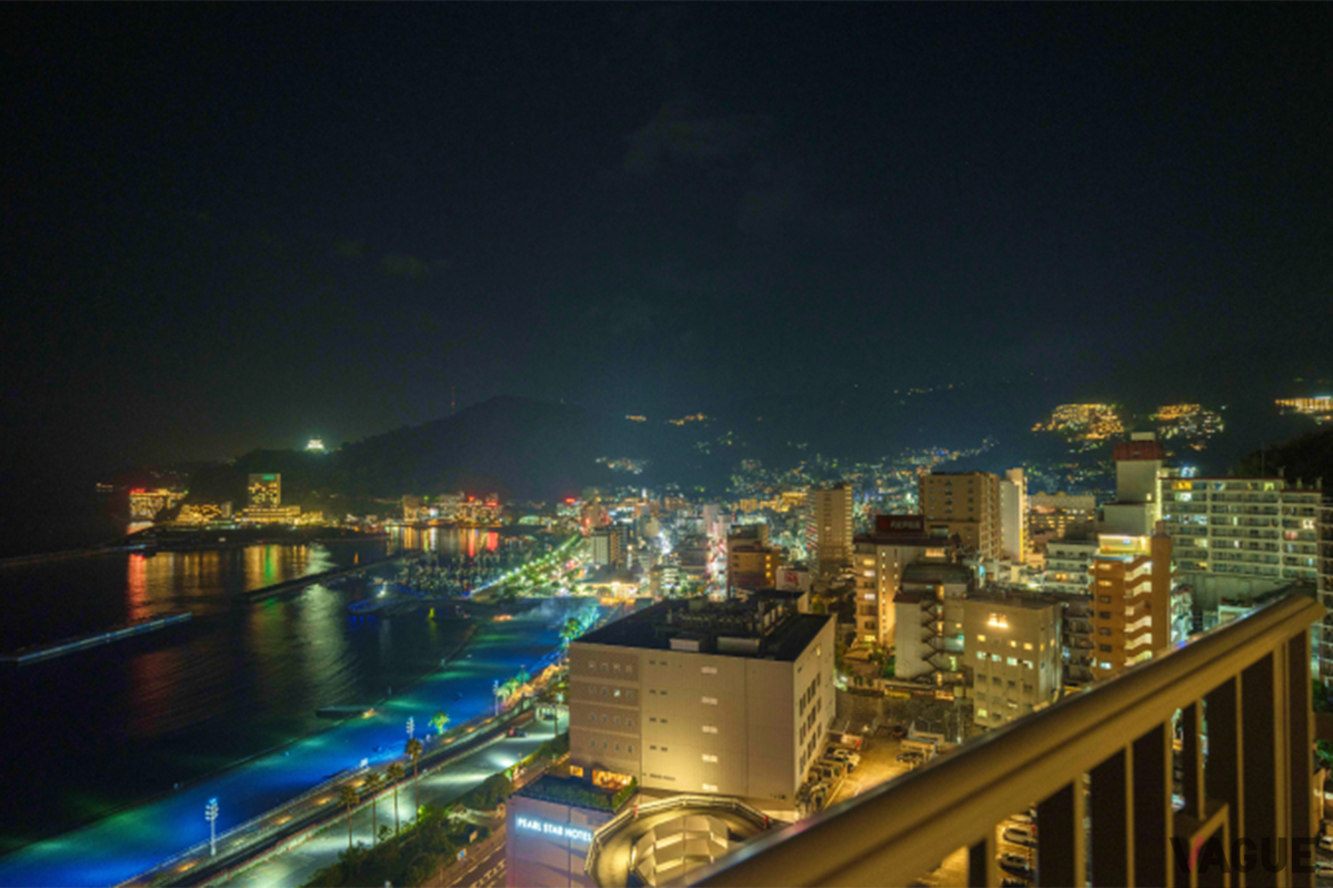 客室からの夜景