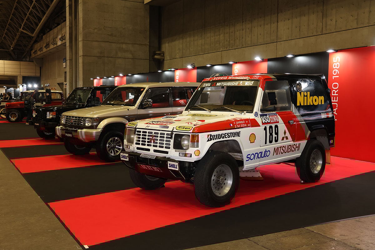 「オートモビルカウンシル2026」の三菱ブース