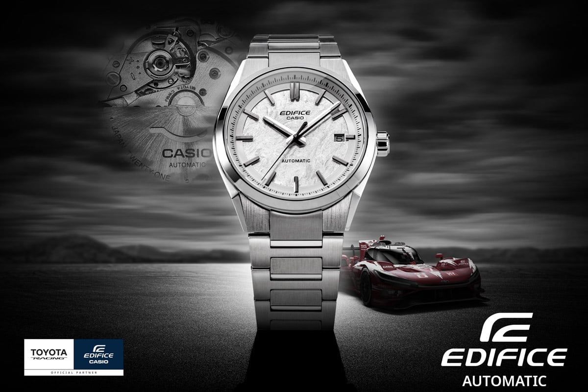 時計とモータスポーツの親和性を求めて挑戦を続ける「EDIFICE」の3針メカニカルモデル「EFK-110D」