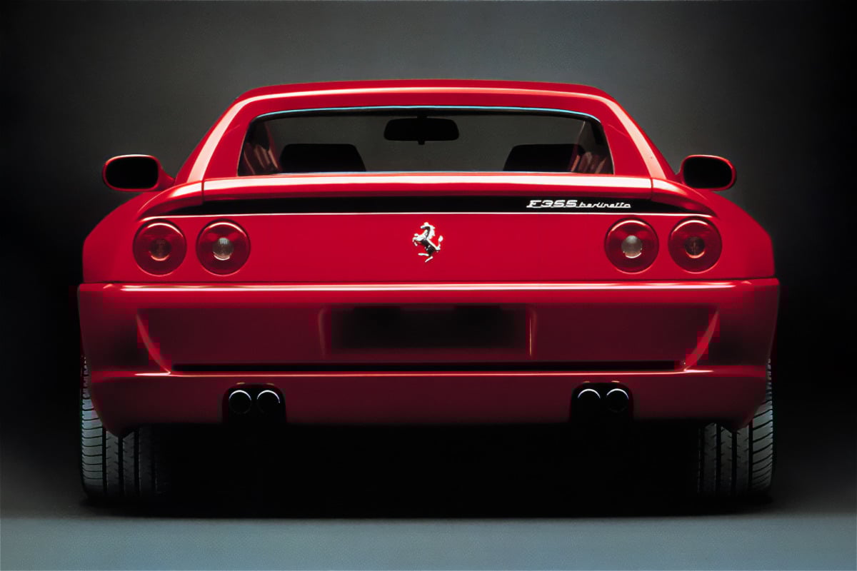 「F355」は1万台以上が販売され、フェラーリでも名だたるヒットモデルに