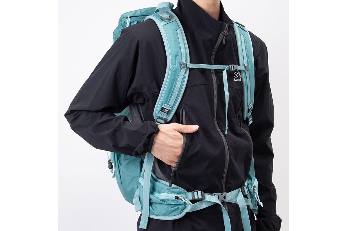 カリマー「active softshell zip-up」シリーズ