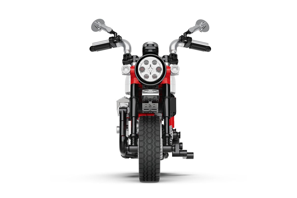 ホンダ「モンキー125」を527ピースで精巧に再現したブロックキット