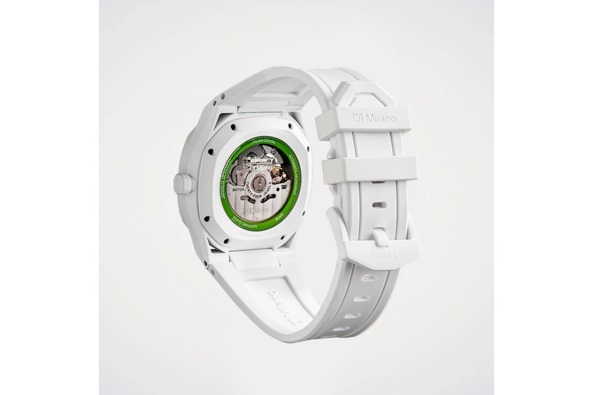 Elanとのコラボレーションらしいタフネスと快適性を備えた、柔らかく耐久性に優れたホワイトラバーを採用したストラップ