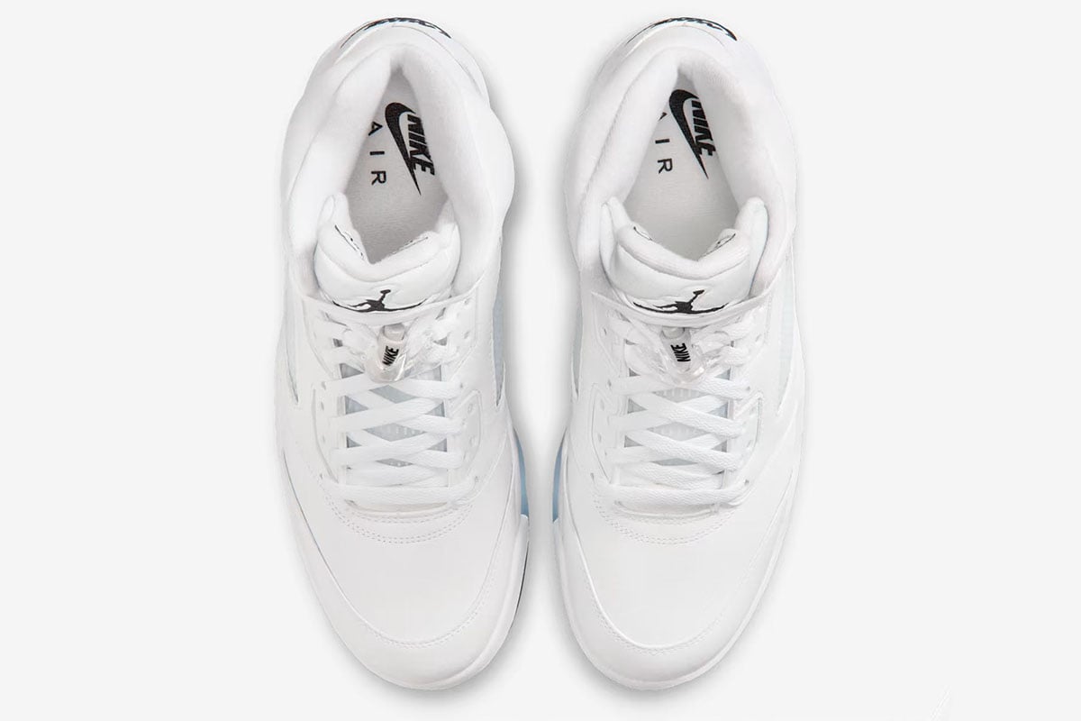 「エア ジョーダン 5 レトロ OG」の新色“ホワイト＆メタリックシルバー