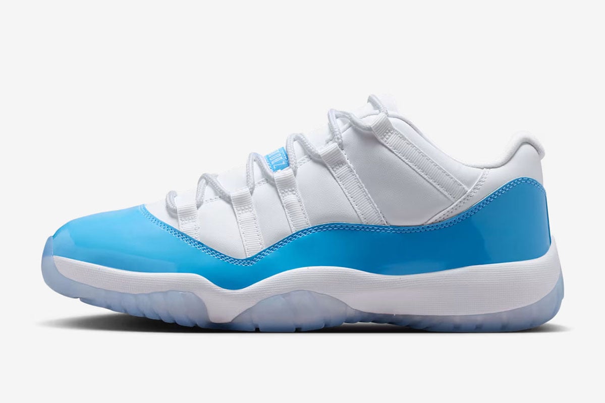 「エア ジョーダン 11」のローカット仕様に、春夏向けの新色“ユニバーシティブルー”が登場