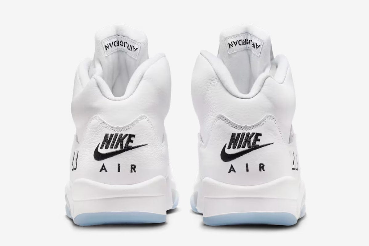 「エア ジョーダン 5 レトロ OG」の新色“ホワイト＆メタリックシルバー