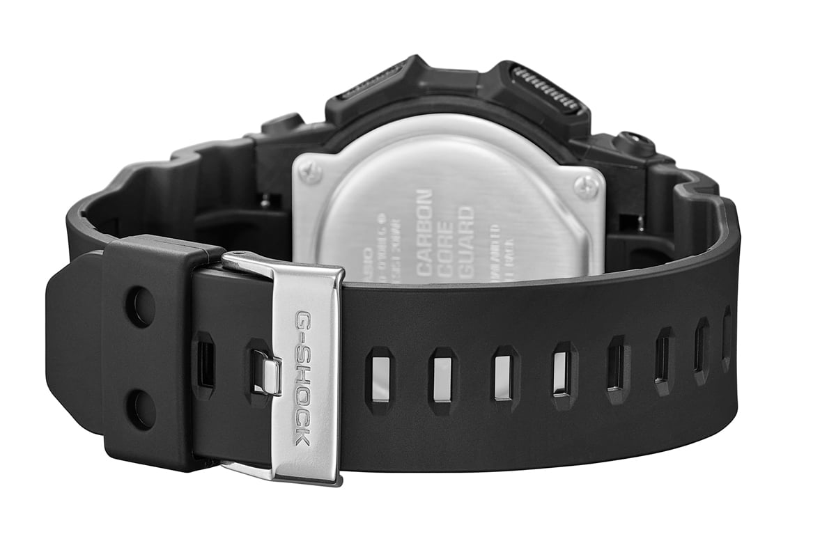 ケース、ベゼル、バンドの主な樹脂パーツには、再生可能なバイオマスプラスチックを採用