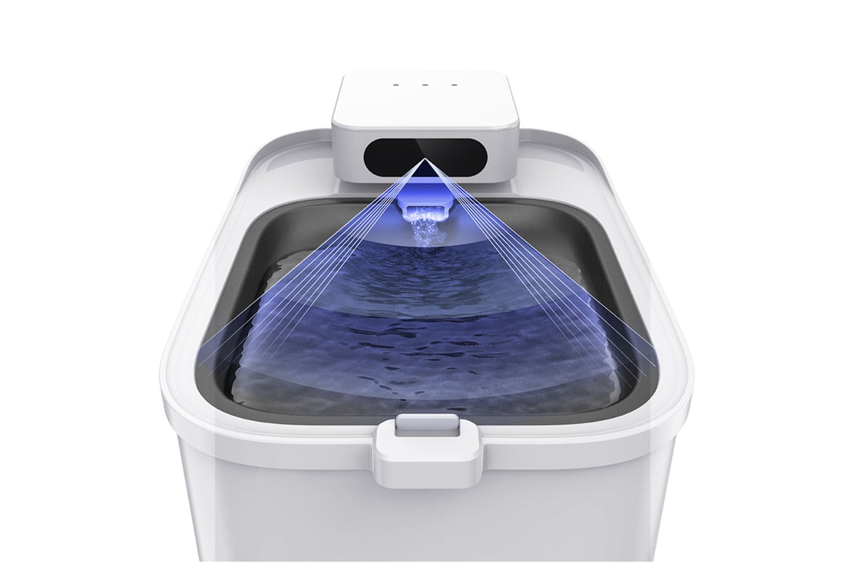 本体上部に搭載された赤外線センサー