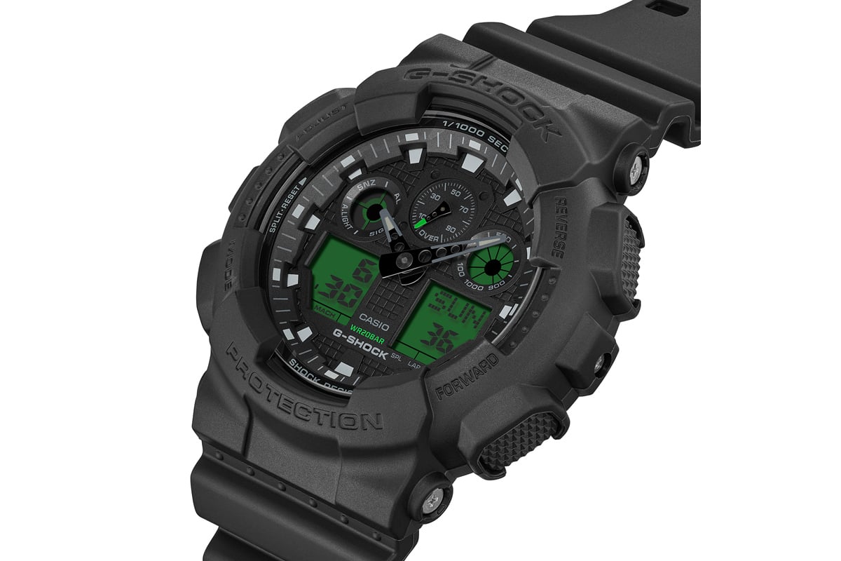 1/1000秒単位で計測可能なストップウオッチや、時速（UNIT）を設定した速度計測機能付きなど、実用性の高い計測機能を搭載