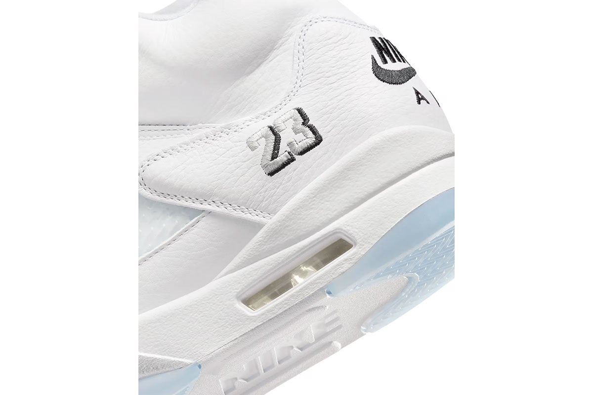 「エア ジョーダン 5 レトロ OG」の新色“ホワイト＆メタリックシルバー