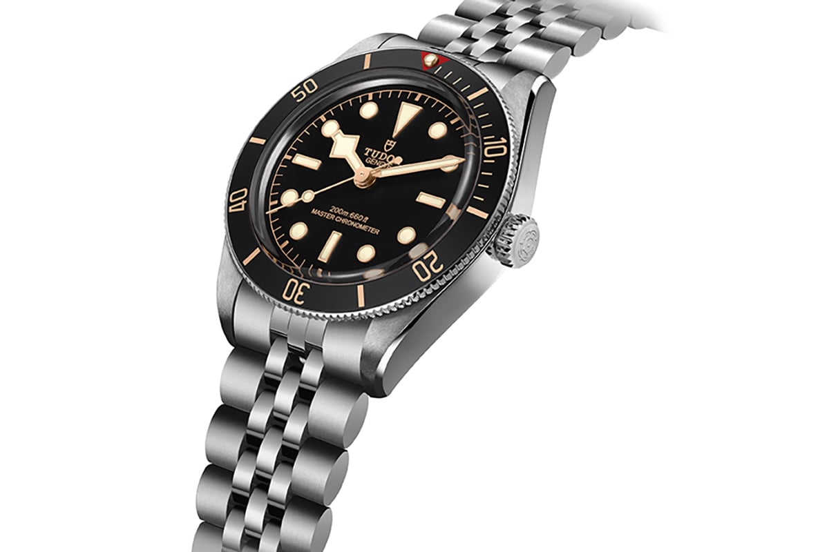 「チューダー　ブラックベイ 58」5列リンクブレスレット（品番：7939A1A0NU-0001、73万9200円 消費税込）