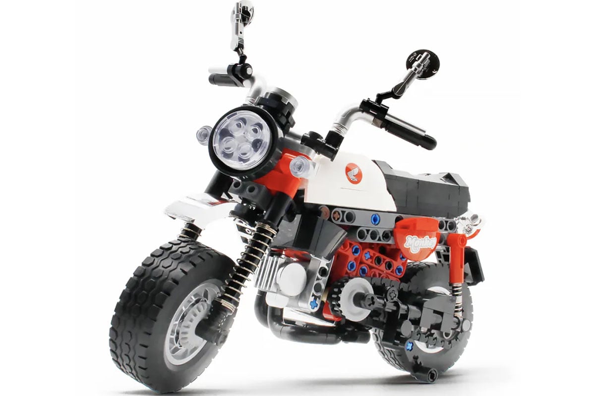 ホンダ「モンキー125」を527ピースで精巧に再現したブロックキット