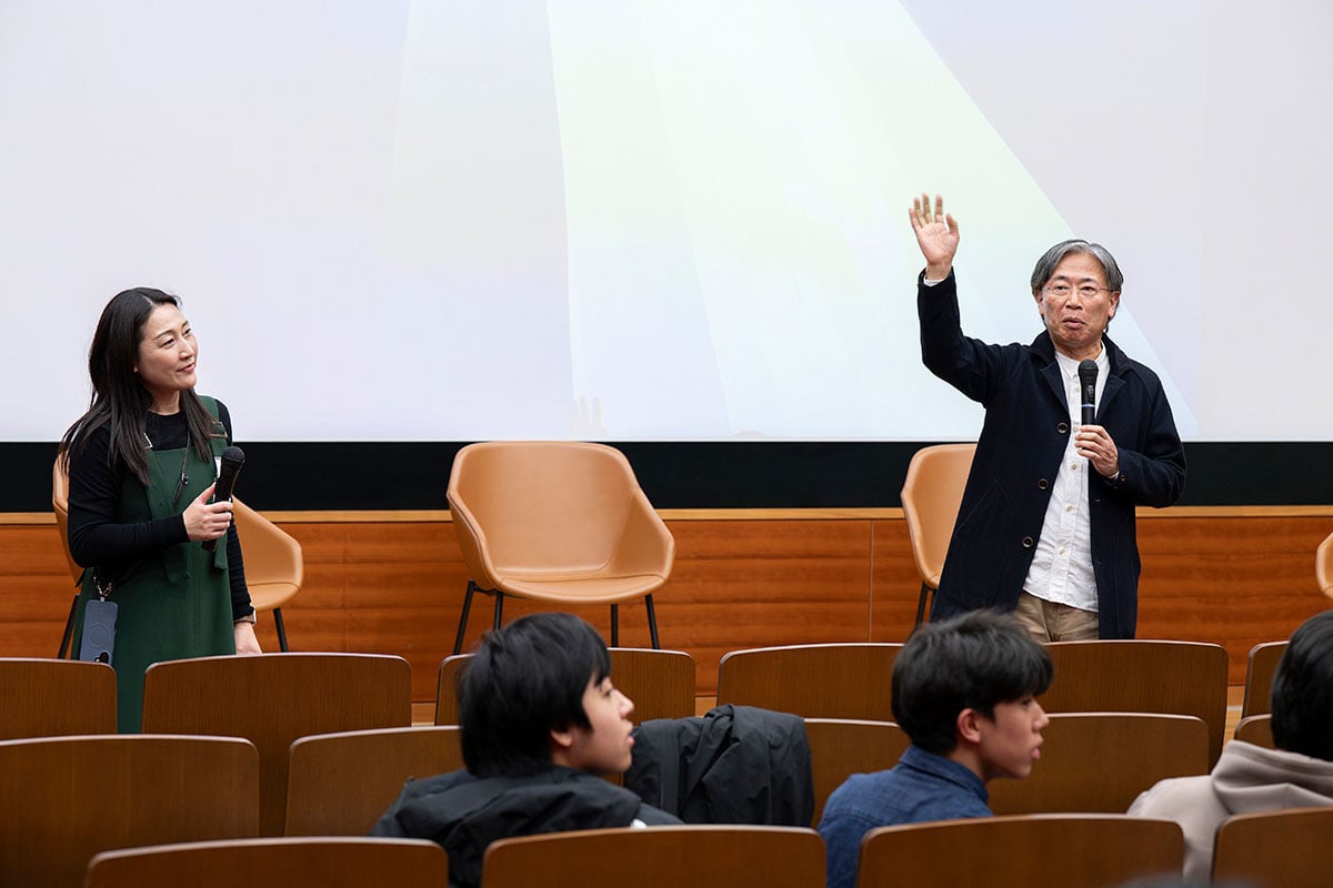 東京大学の駒場リサーチキャンパスで開催された「LEARN with Porsche」同窓会の様子