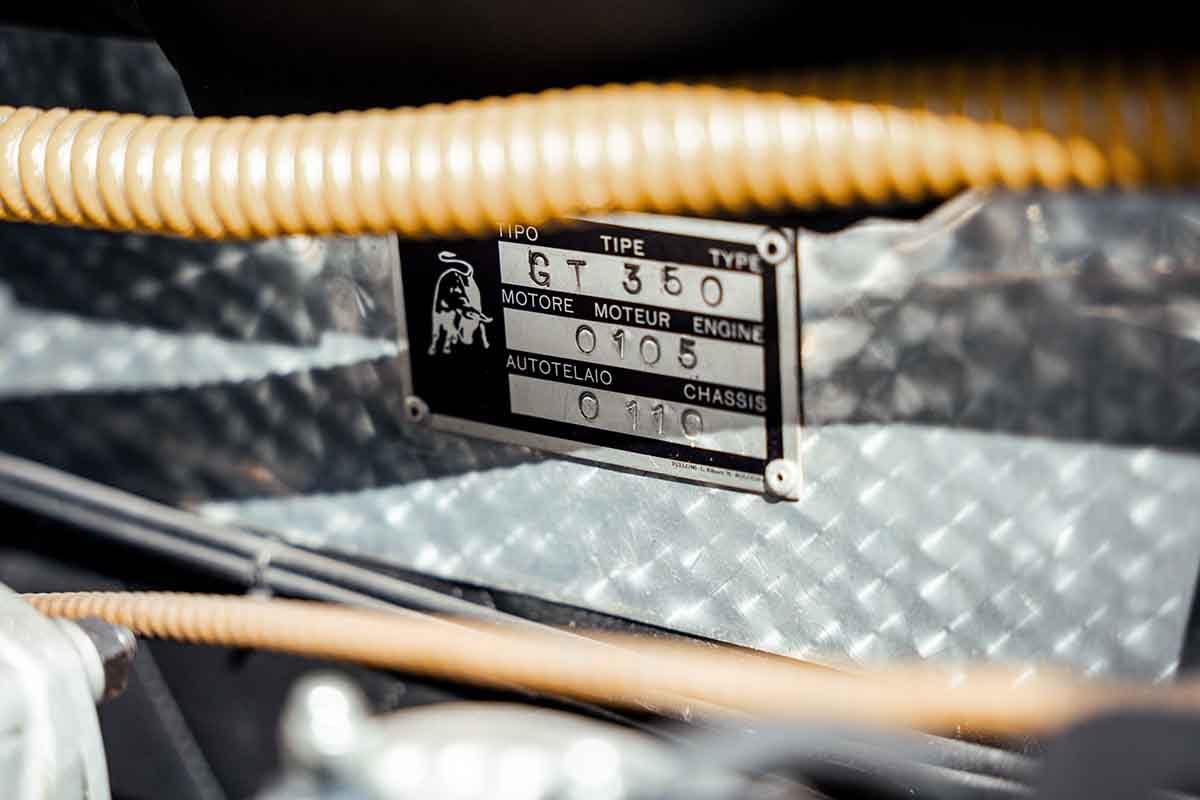 オークションに出品予定の1964年式ランボルギーニ「350GT」Federico Vecchio(c)2026 Courtesy of RM Sotheby's