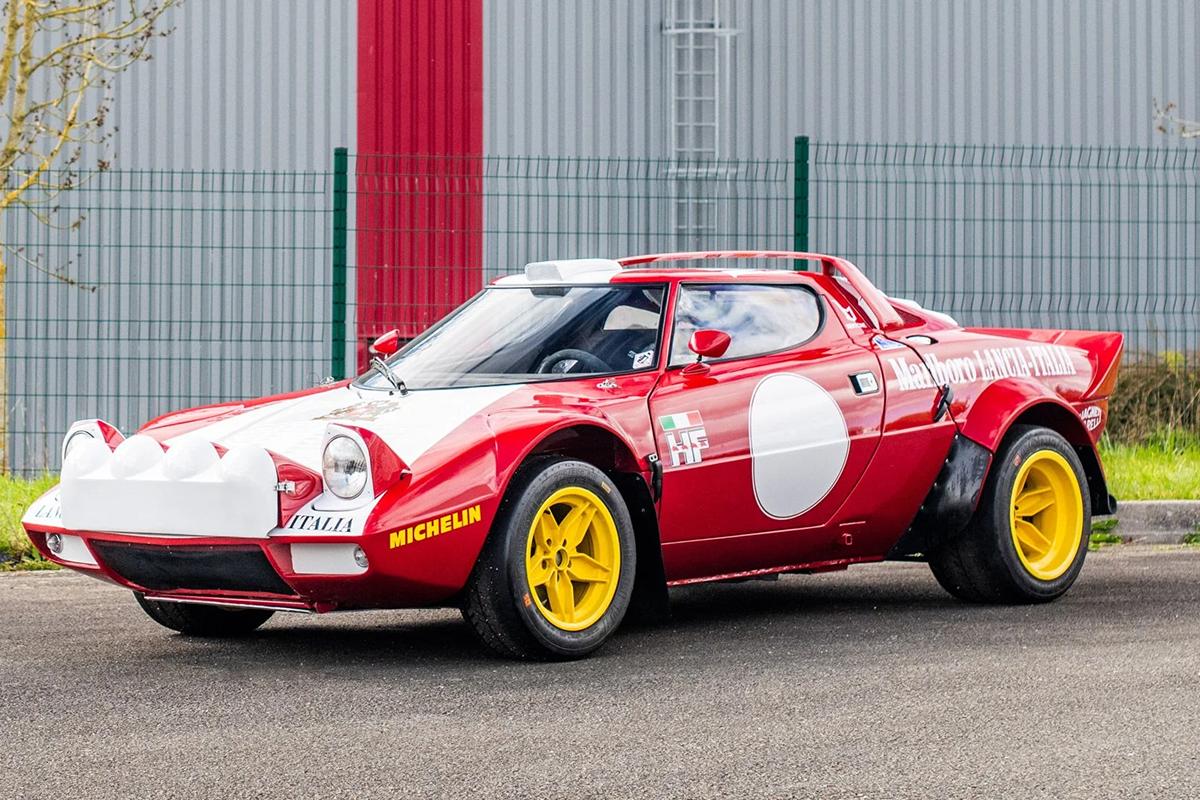 オークションに出品予定の1975年式ランチア「ストラトスHFストラダーレ グループ4仕様」(c)2026 BROAD ARROW Auctions