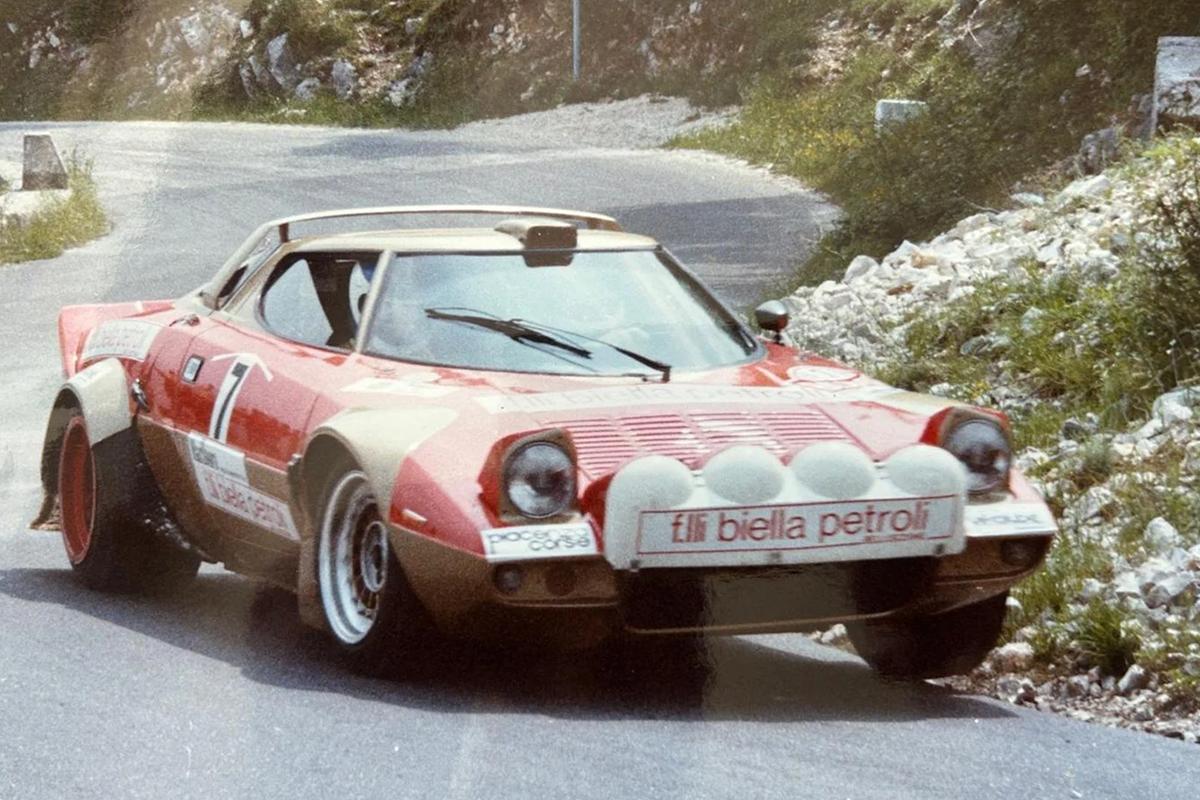 オークションに出品予定の1975年式ランチア「ストラトスHFストラダーレ グループ4仕様」(c)2026 BROAD ARROW Auctions