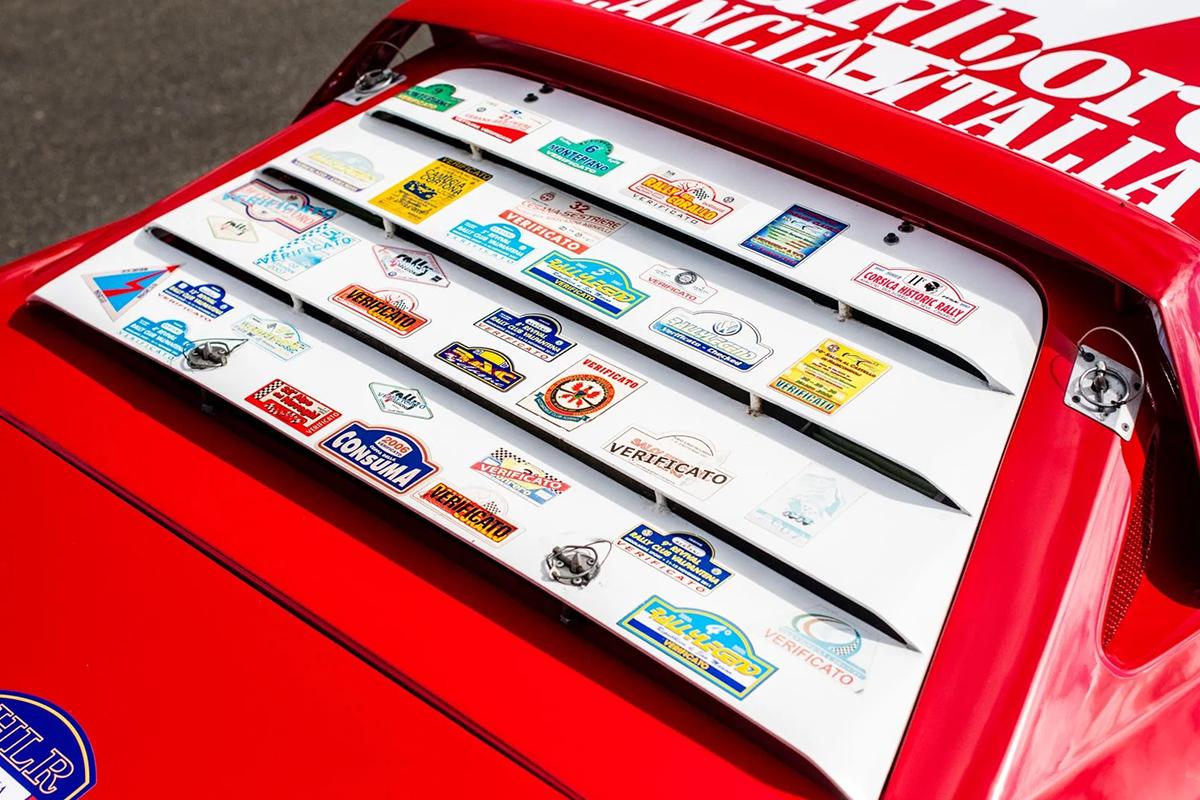 オークションに出品予定の1975年式ランチア「ストラトスHFストラダーレ グループ4仕様」(c)2026 BROAD ARROW Auctions