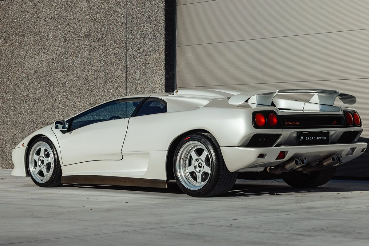 オークションに出品予定の1999年式ランボルギーニ「ディアブロSV」(c)2026 BROAD ARROW AUCTIONS