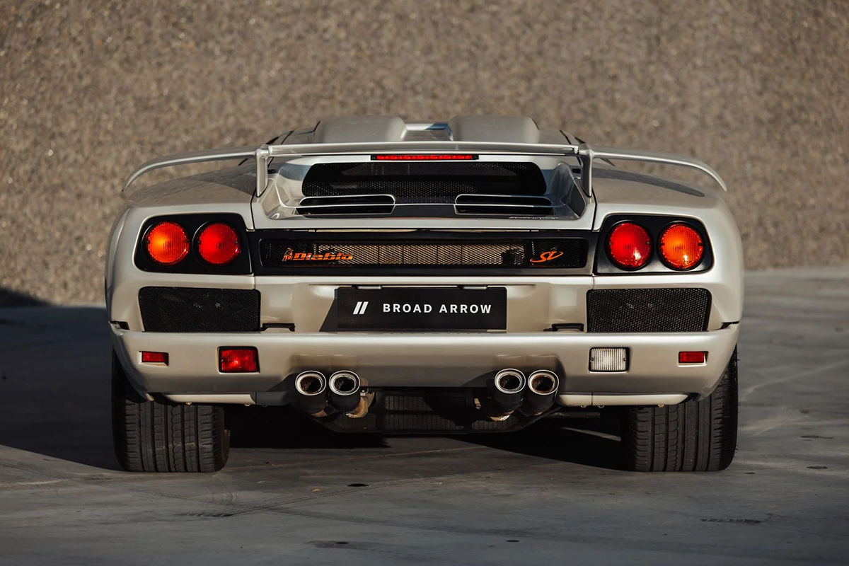 オークションに出品予定の1999年式ランボルギーニ「ディアブロSV」(c)2026 BROAD ARROW AUCTIONS
