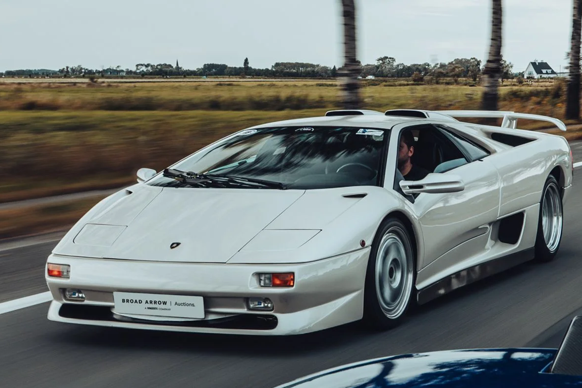 オークションに出品予定の1999年式ランボルギーニ「ディアブロSV」(c)2026 BROAD ARROW AUCTIONS