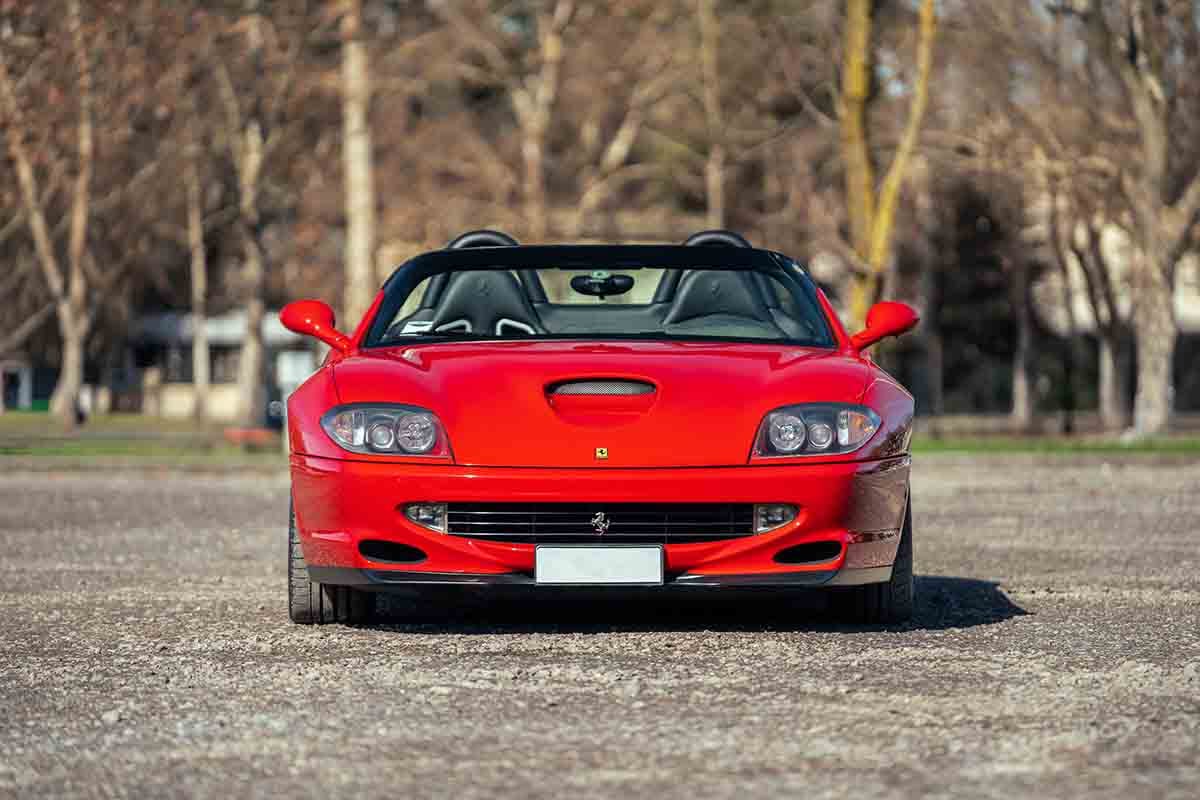 オークションに出品予定の2001年式フェラーリ「550バルケッタ」Federico Cecchio(c)2026 Courtesy of RM Sotheby's