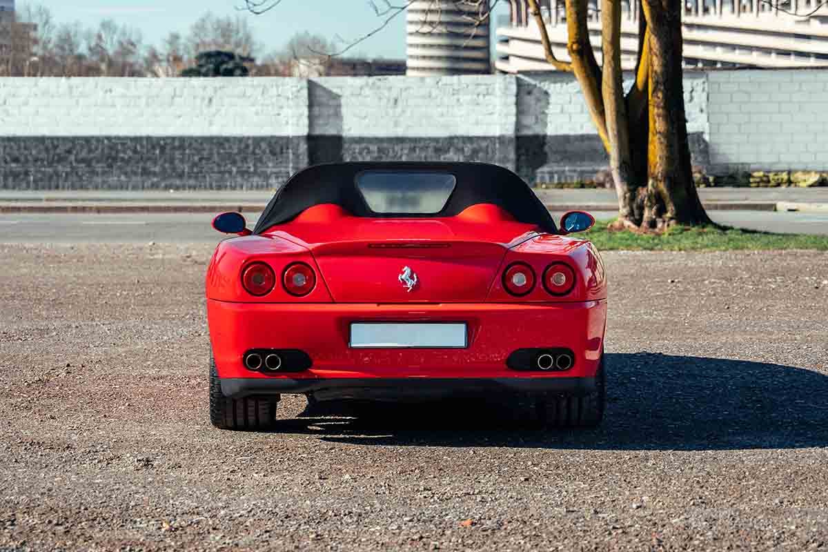 オークションに出品予定の2001年式フェラーリ「550バルケッタ」Federico Cecchio(c)2026 Courtesy of RM Sotheby's