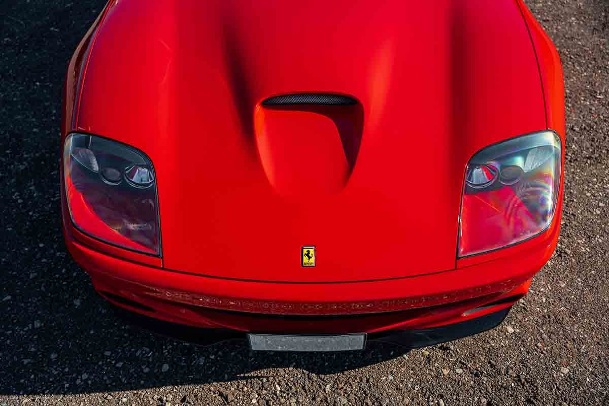 オークションに出品予定の2001年式フェラーリ「550バルケッタ」Federico Cecchio(c)2026 Courtesy of RM Sotheby's
