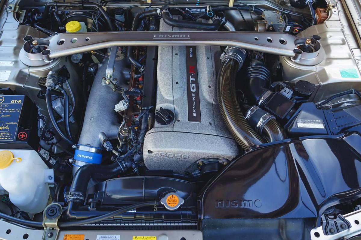 オークションに出品予定の2001年式日産「スカイラインGT-R Mスペック」(c)2026 BROAD ARROW Auctions