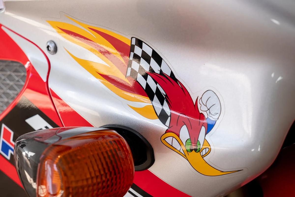 米国オークションに出品され落札された2004年式ホンダ「RVT1000R ニッキー・ヘイデン・エディション」