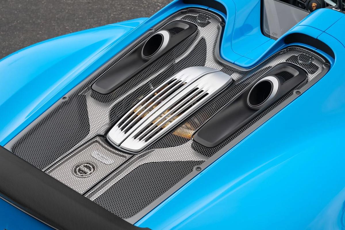 オークションに出品予定の2015年式ポルシェ「918スパイダー」(c)2026 BROAD ARROW Auctions