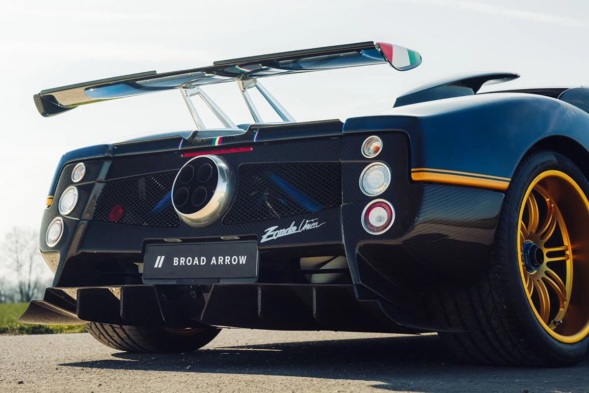 オークションに出品予定の2018年式パガーニ「ゾンダ760ウニカ」(c)2026 BROAD ARROW Auctions