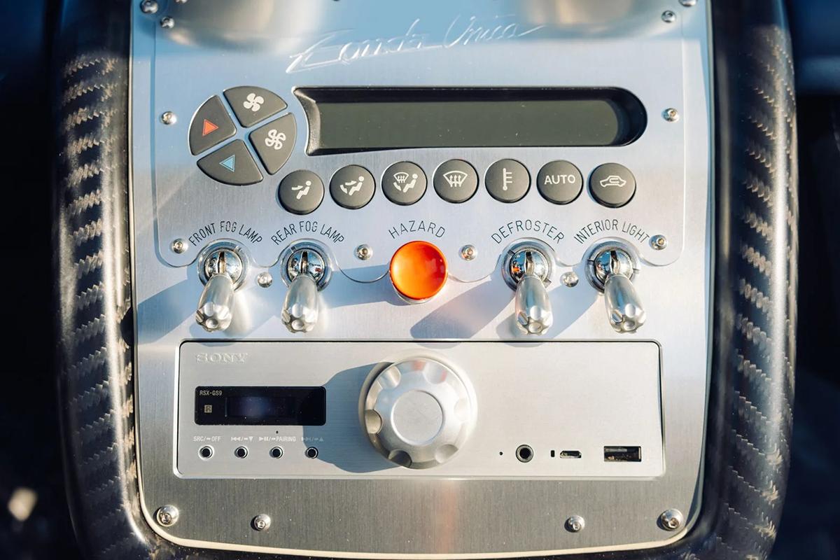 オークションに出品予定の2018年式パガーニ「ゾンダ760ウニカ」(c)2026 BROAD ARROW Auctions