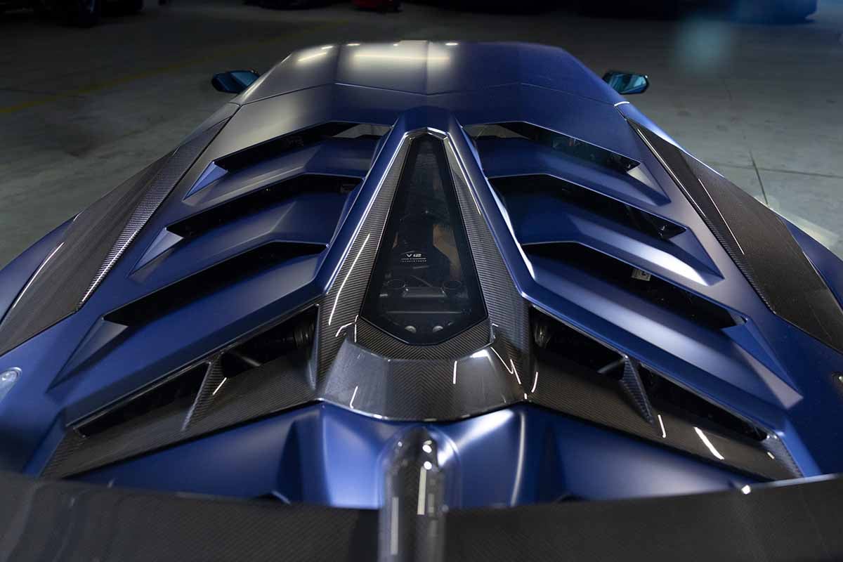 オークションに出品予定の2020年式ランボルギーニ「アヴェンタドールSVJ」Tom Gidden(c)2026 Courtesy of RM Sotheby's