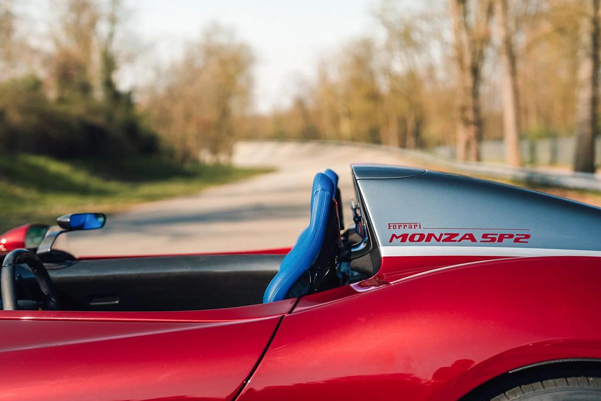 オークションに出品予定の2020年式フェラーリ「モンツァSP2」(c)2026 BROAD ARROW AUCTIONS