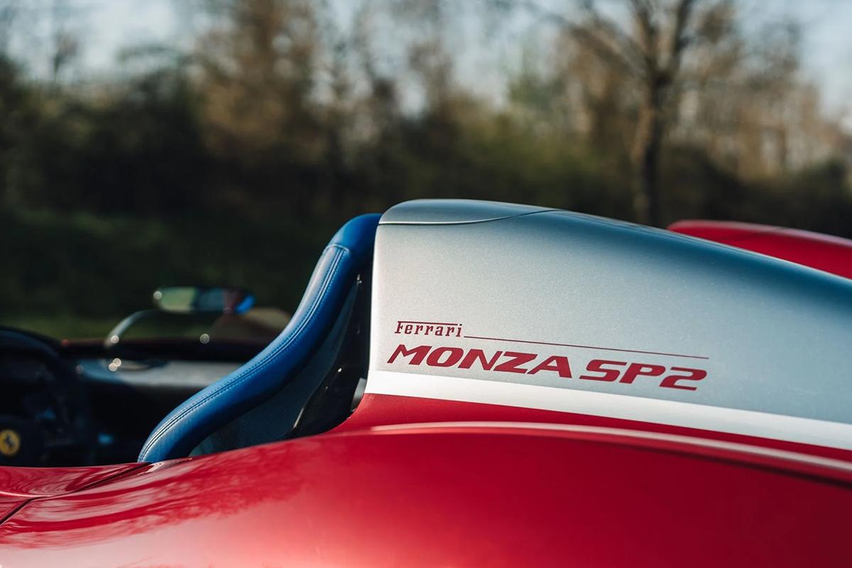 オークションに出品予定の2020年式フェラーリ「モンツァSP2」(c)2026 BROAD ARROW AUCTIONS