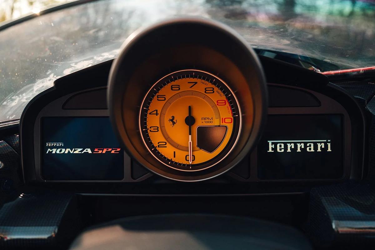 オークションに出品予定の2020年式フェラーリ「モンツァSP2」(c)2026 BROAD ARROW AUCTIONS