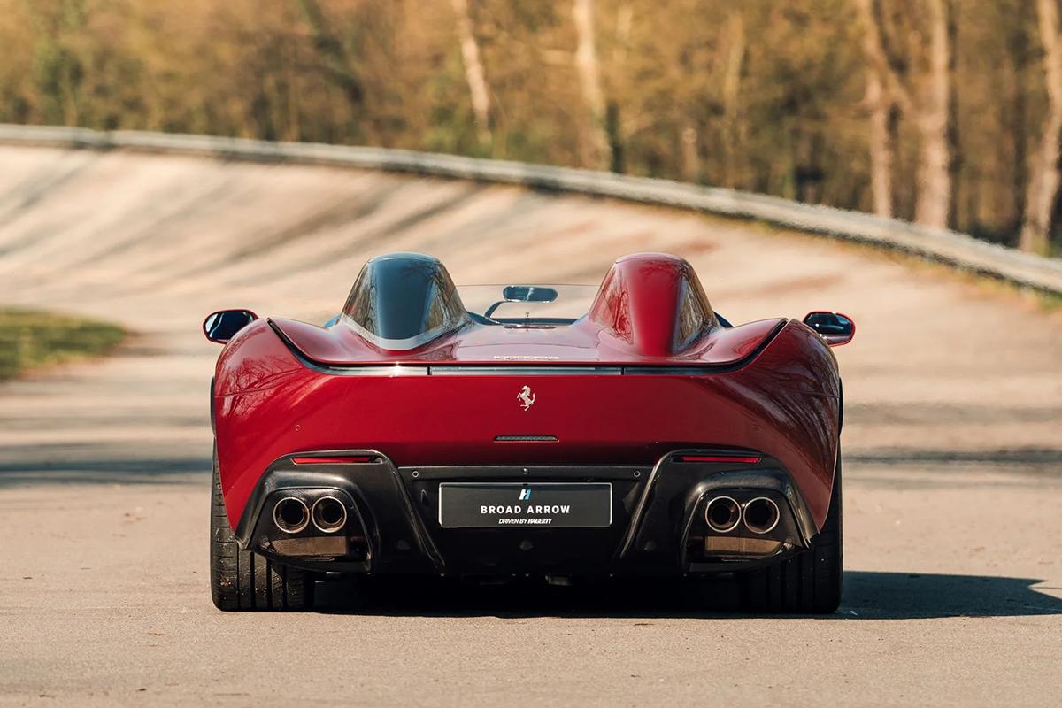 オークションに出品予定の2020年式フェラーリ「モンツァSP2」(c)2026 BROAD ARROW AUCTIONS