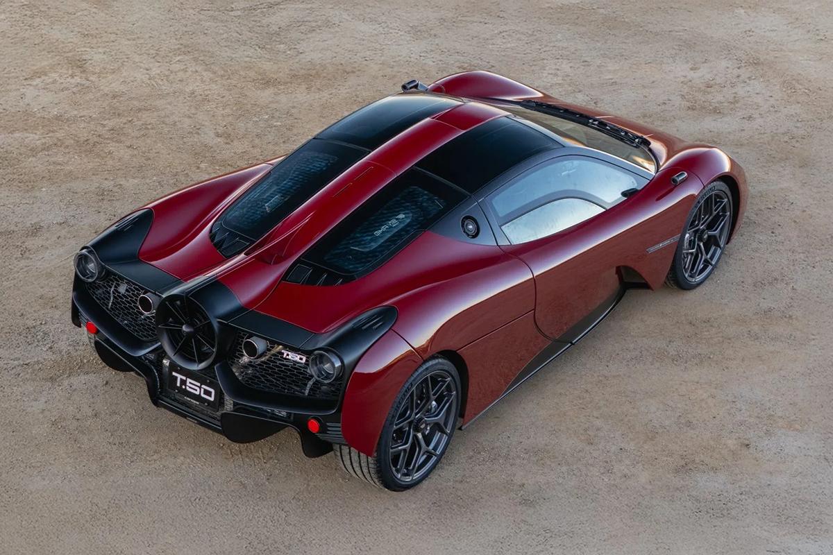 オークションに出品される2025年式ゴードン・マレー・オートモーティブ「T.50」Courtesy of Broad Arrow Auctions.