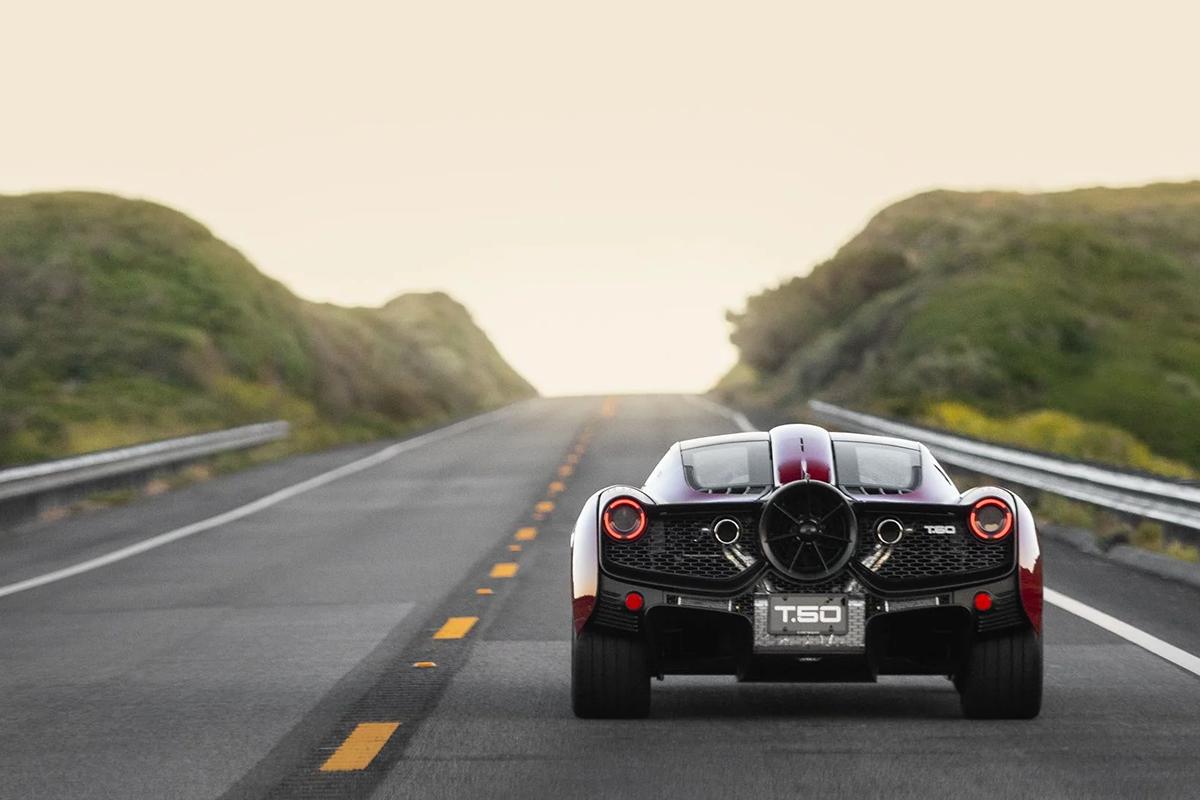 オークションに出品される2025年式ゴードン・マレー・オートモーティブ「T.50」Courtesy of Broad Arrow Auctions.