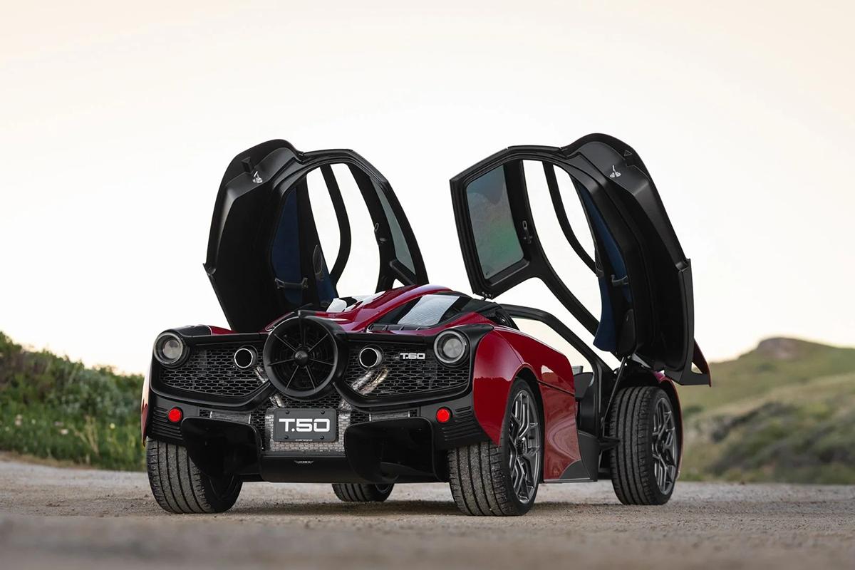 オークションに出品される2025年式ゴードン・マレー・オートモーティブ「T.50」Courtesy of Broad Arrow Auctions.