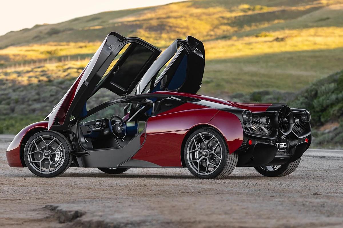 オークションに出品される2025年式ゴードン・マレー・オートモーティブ「T.50」Courtesy of Broad Arrow Auctions.