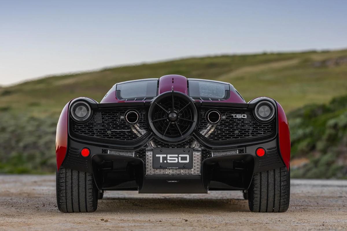 オークションに出品される2025年式ゴードン・マレー・オートモーティブ「T.50」Courtesy of Broad Arrow Auctions.